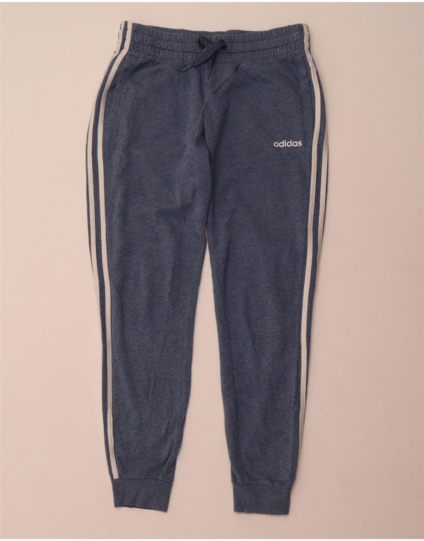 Pantaloni da tuta da donna ADIDAS Joggers UK 8/10 Small Blu Cotone
