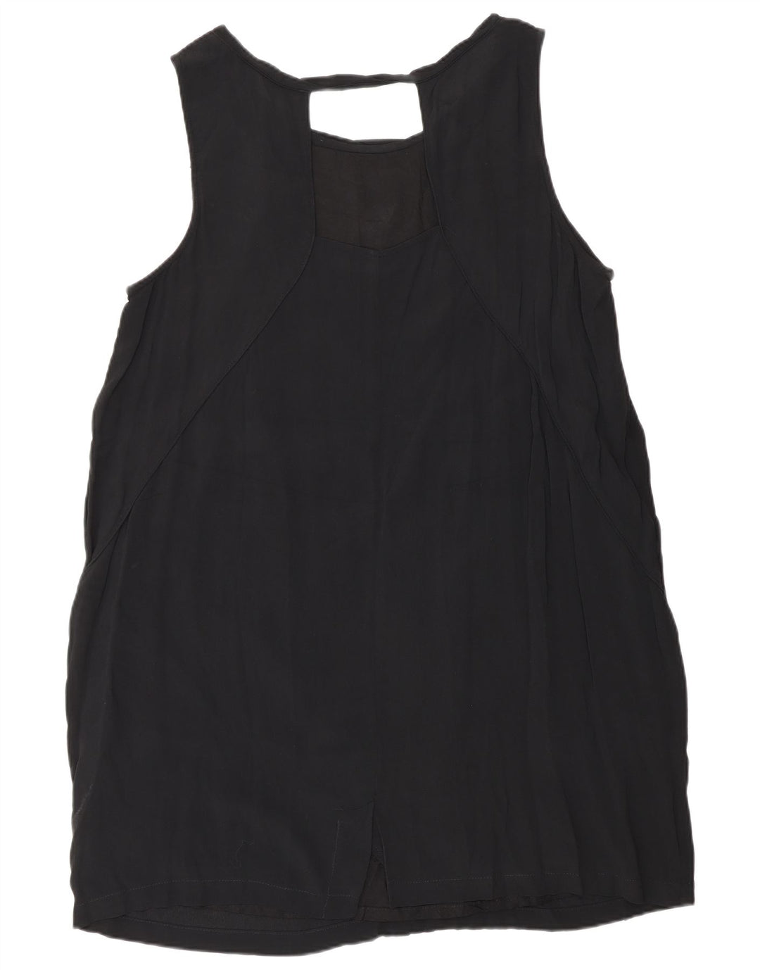Abito a trapezio senza maniche da donna Monsoon UL 16 Large in viscosa floreale nera