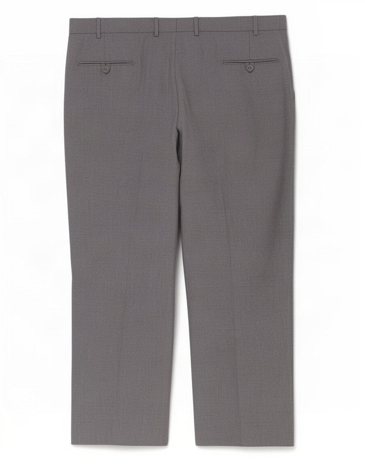 Pantaloni chino dritti da uomo Marks & Spencer W44 L29 poliestere grigio