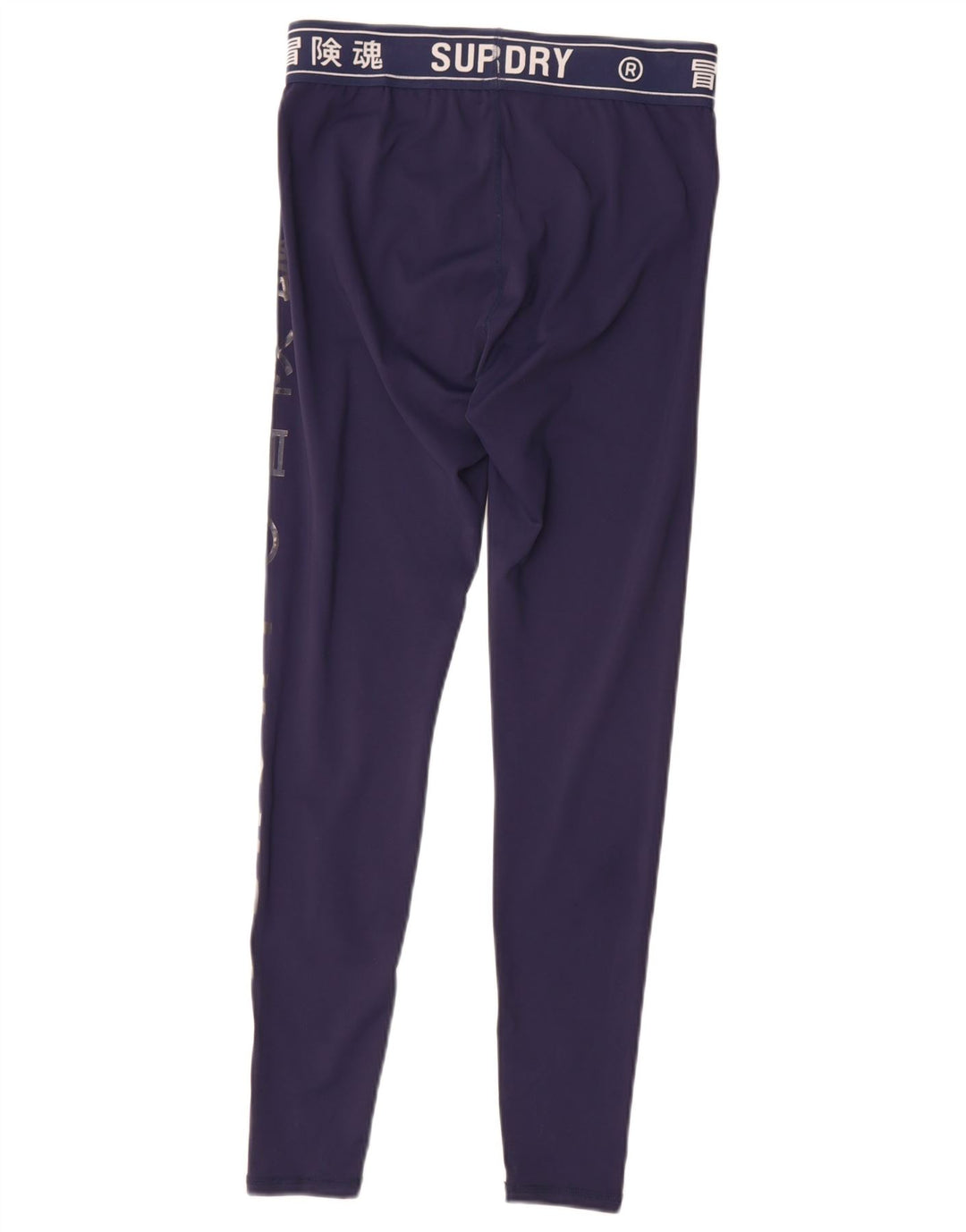 Leggings grafici da donna Superdry UK 12 poliestere medio blu navy