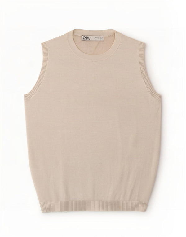Canotta Zara da donna UK 8 piccola bianca