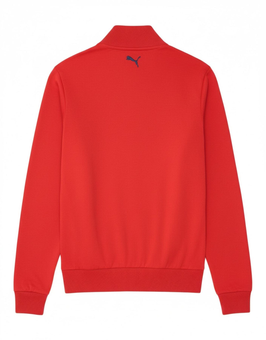 Giacca da tuta da uomo Puma in poliestere a righe rosse medie