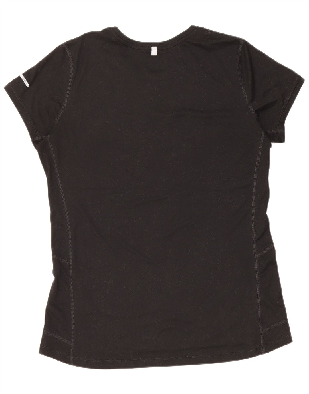 T-shirt NIKE da donna Dri Fit Top UK 14 grande poliestere nero