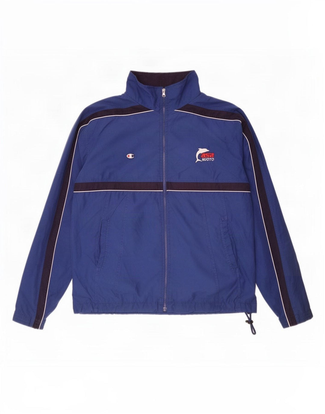 Giacca da tuta da uomo Champion Colorblock blu medio
