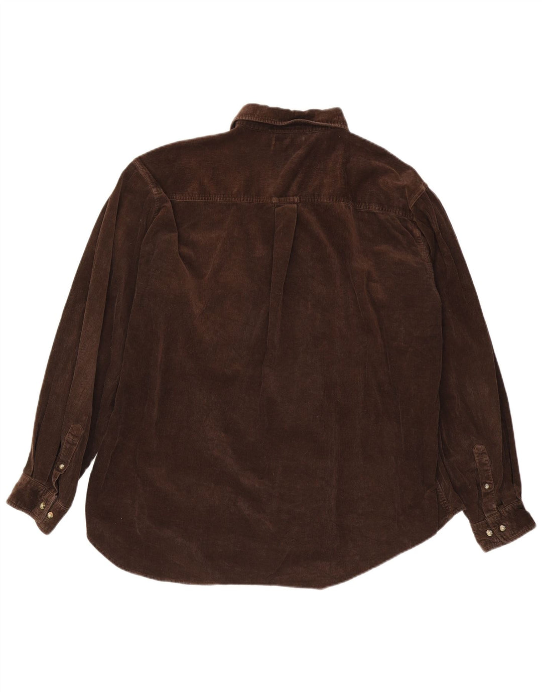 CONTE OF FLORENCE Camicia da uomo in velluto a coste 2XL Cotone marrone