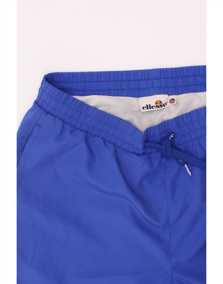 Pantaloncini da bagno con grafica Ellesse per ragazzi 11-12 anni in poliestere blu