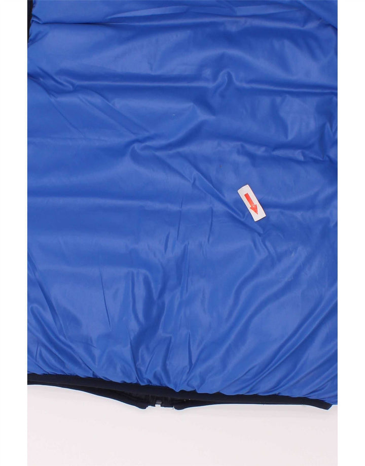 Gilet imbottito reversibile North Sails per ragazzi 3-4 anni in poliestere blu navy