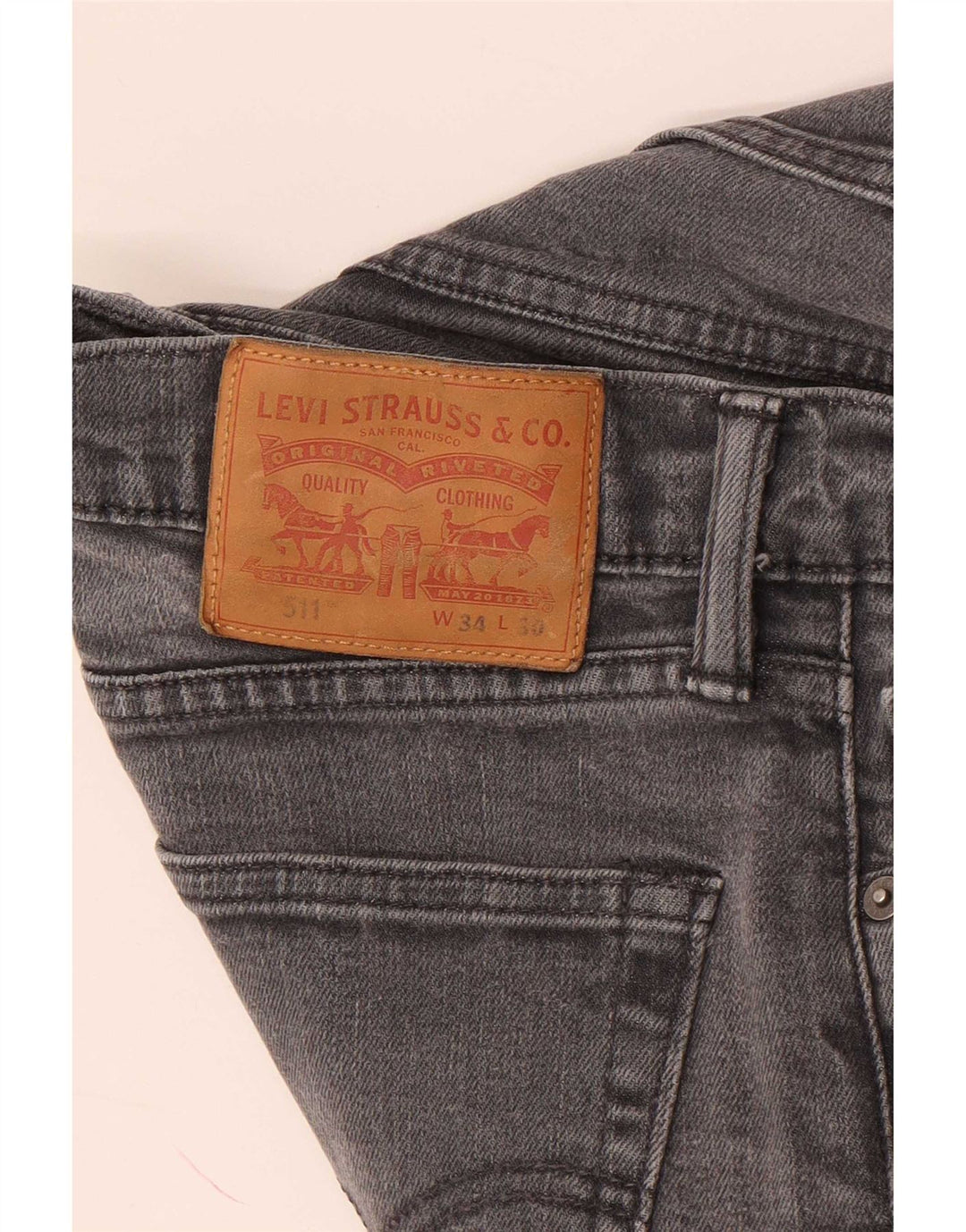 Jeans Levi's Uomo 511 Slim W34 L30 Grigi