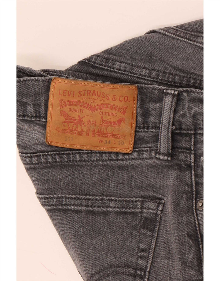 Jeans Levi's Uomo 511 Slim W34 L30 Grigi