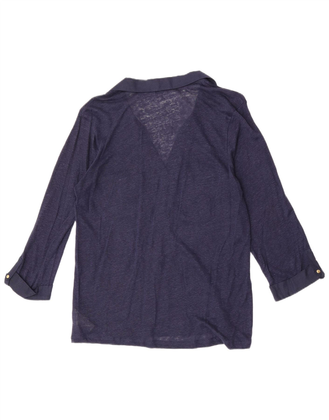 Massimo Dutti Camicetta pullover da donna con maniche a 3/4 UK 18 XL Blu navy