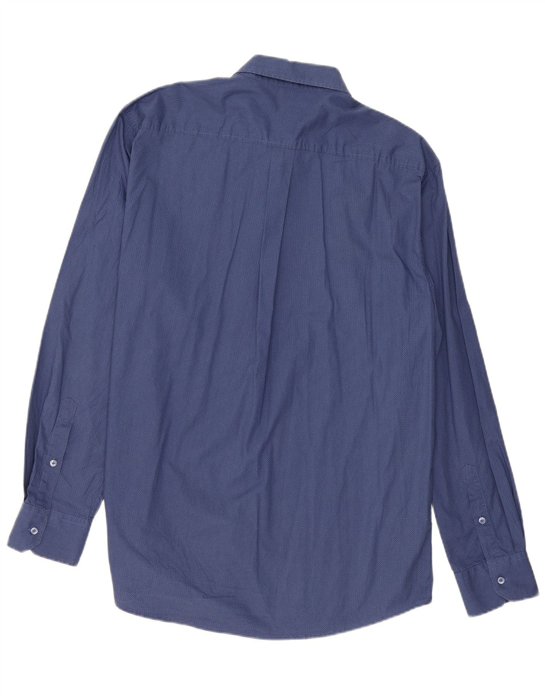 Camicia da uomo dalla vestibilità regolare di Dack 2XL in cotone geometrico blu navy