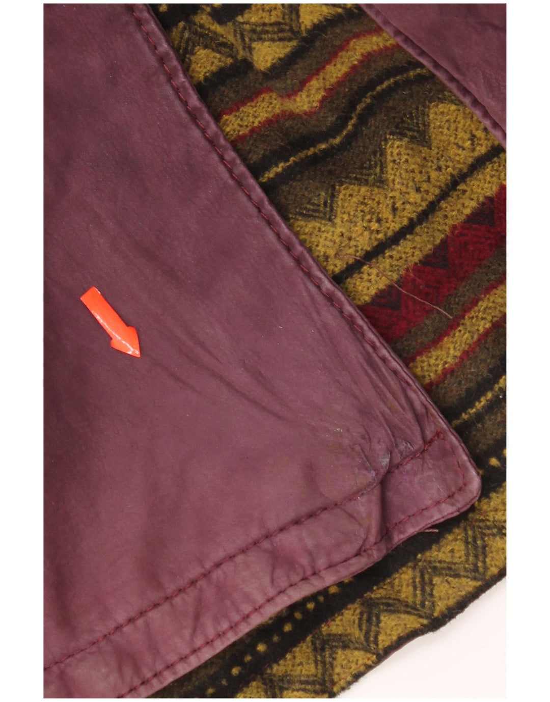 Cappotto poncho in pelle con cappuccio vintage da donna, taglia unica, marrone