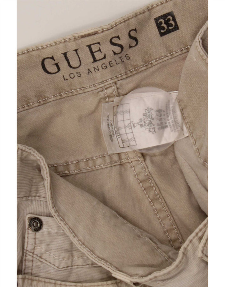 Pantaloncini casual da uomo Guess W33 Large Grigi