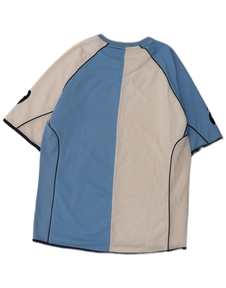 T-shirt grafica da uomo Asics Top in poliestere color block bianco medio