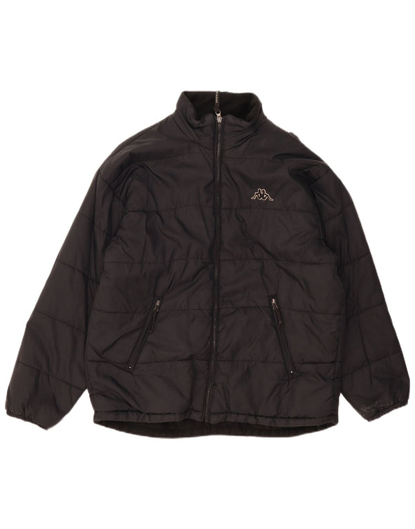 Kappa Mens Padded Jacket UK 40 Large Black