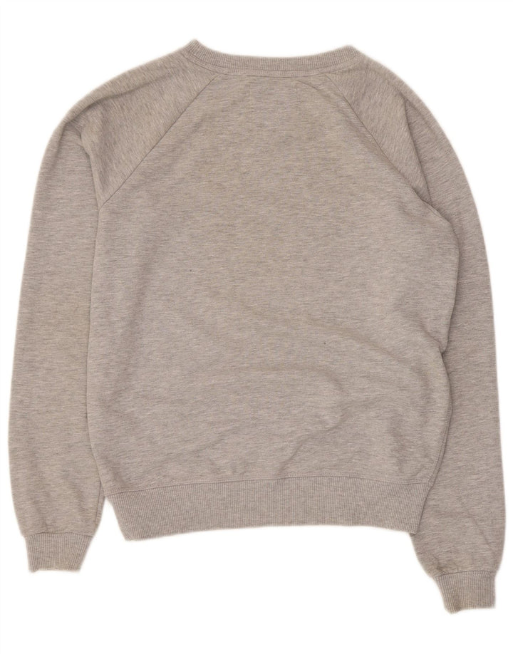 Felpa con grafica da donna Superdry Maglione UK 10 Small Grey Flecked
