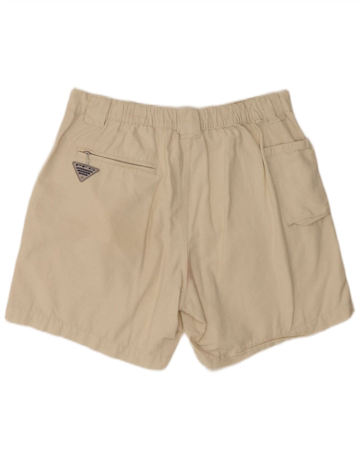 Pantaloncini cargo Columbia da uomo medi W32 in cotone beige