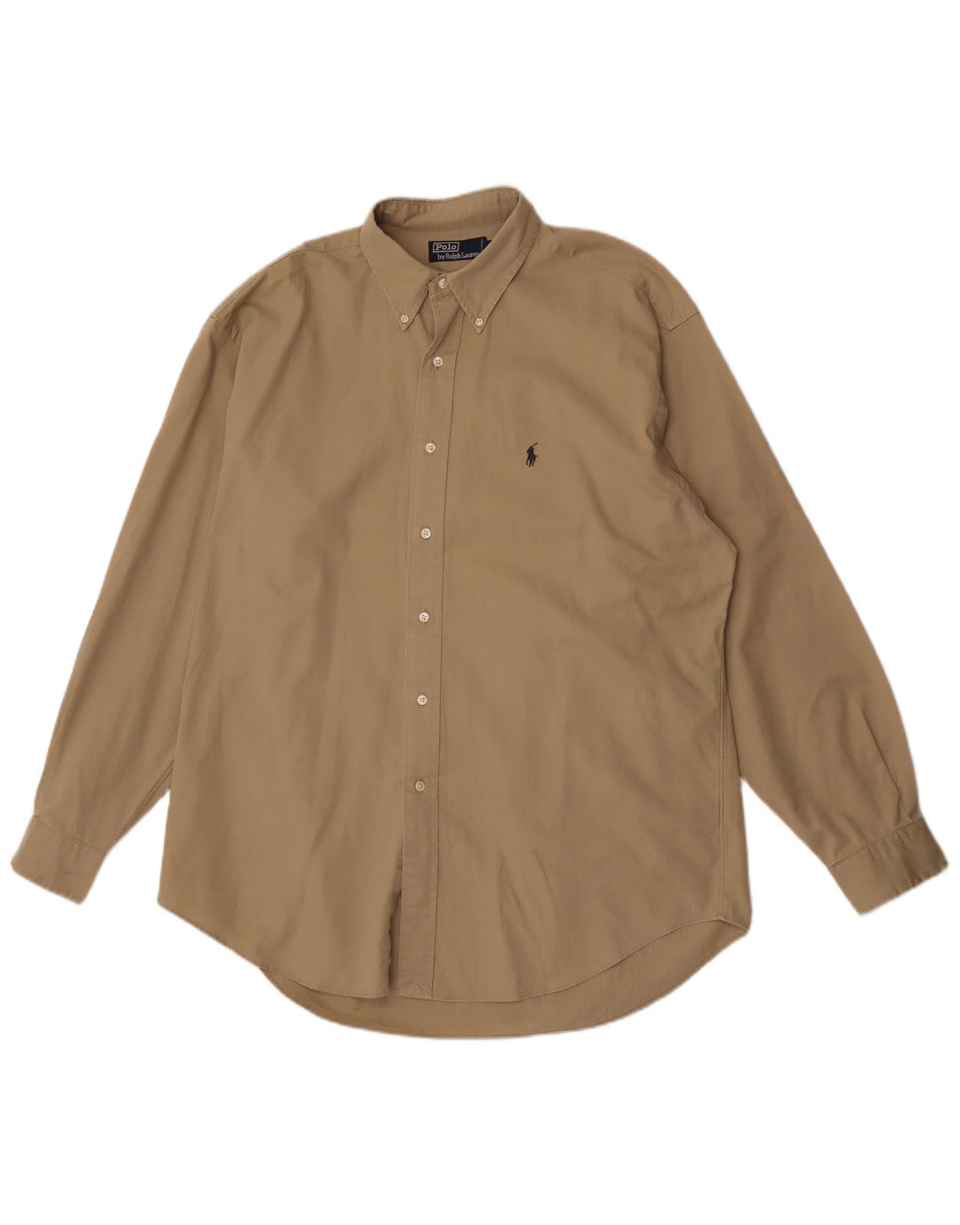 Polo Ralph Lauren Camicia da uomo grande in cotone beige