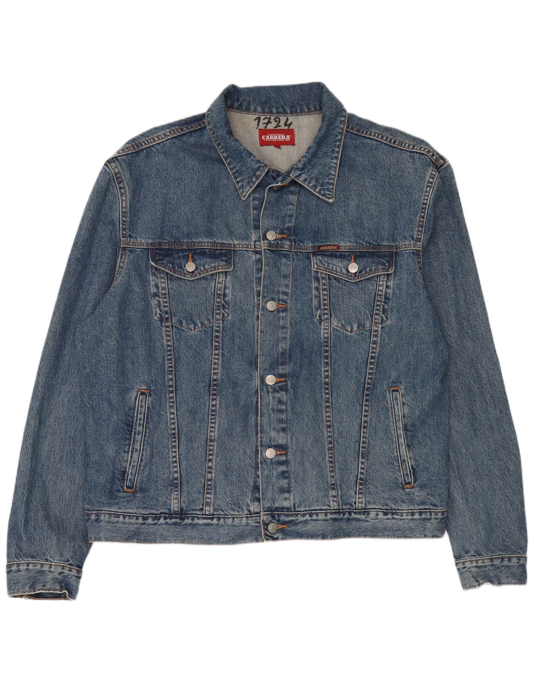 Giacca in denim da donna Carrera UK 20 2XL cotone blu