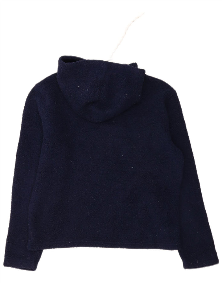 Maglione in pile con cappuccio grafico da donna FILA UK 14 medio poliestere blu navy