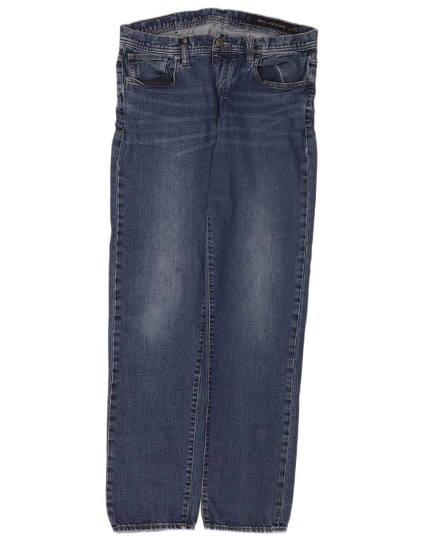 Armani Exchange Uomo J13 Slim Jeans W34 L34 Cotone Blu