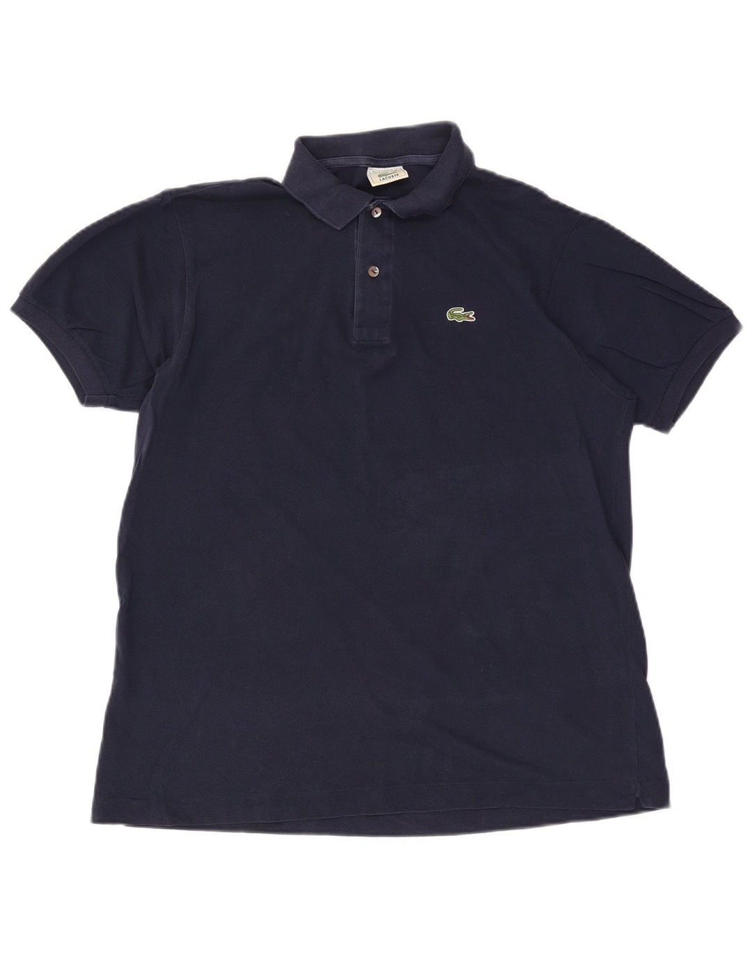 Polo da uomo Lacoste taglia 5 grande in cotone blu navy