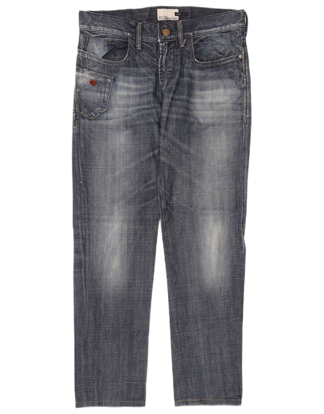 Jeans dritti da uomo ENERGIE W34 L34 cotone blu