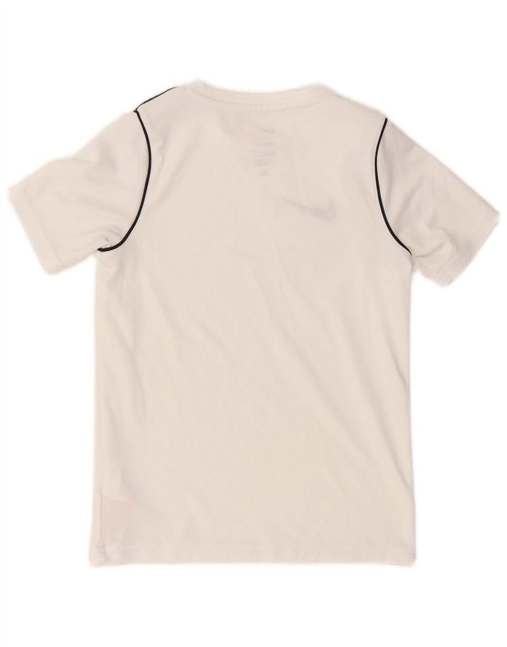 T-shirt NIKE da bambino Dri Fit 8-9 anni piccola in poliestere bianco