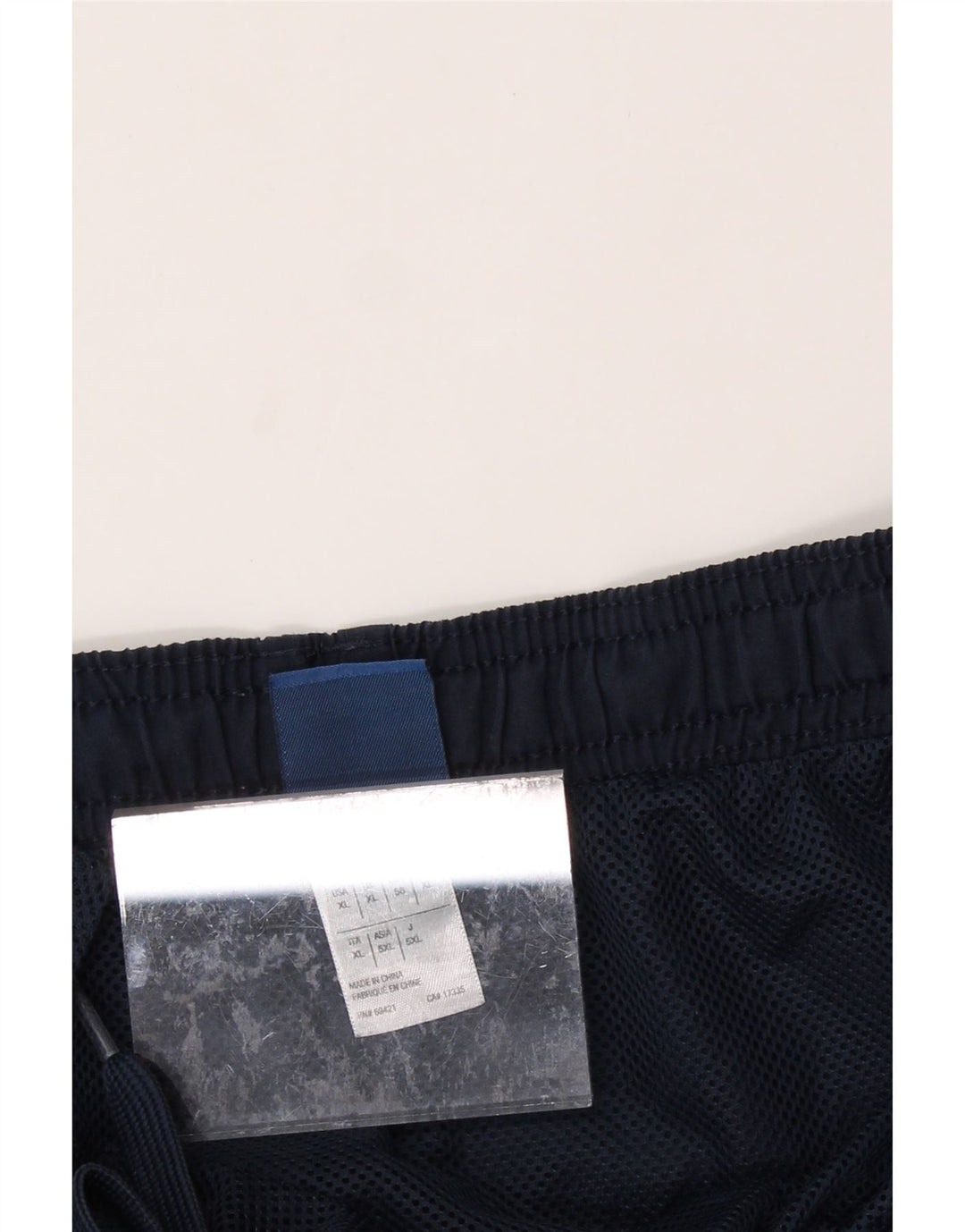 REEBOK Mens Graphic Sport Shorts XL  Navy Blue Vintage Reebok and Second-Hand Reebok from Messina Hembry 