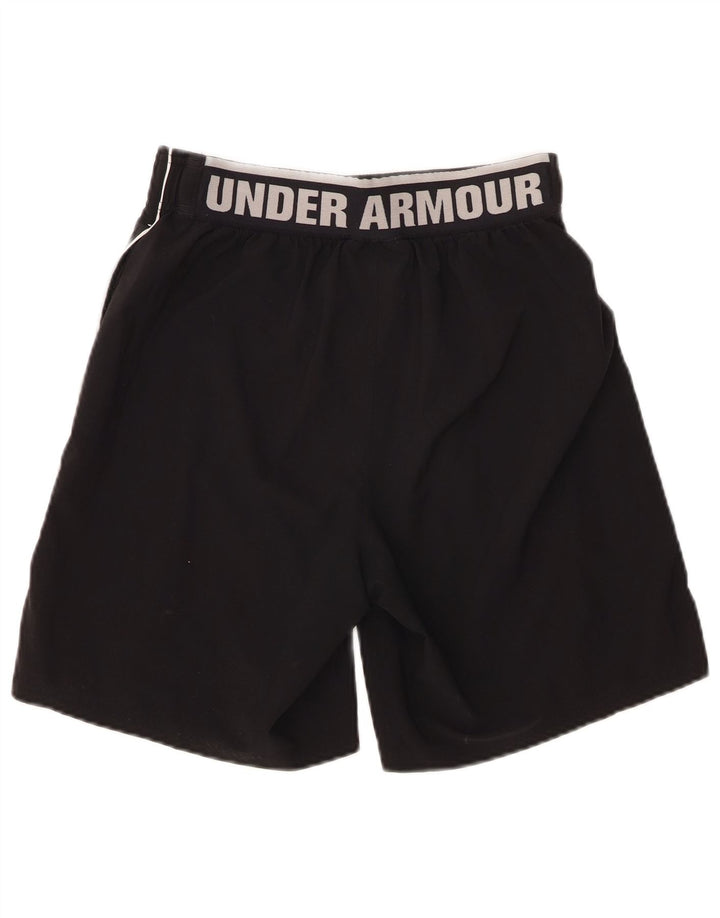 Pantaloncini sportivi grafici da uomo UNDER ARMOUR poliestere medio nero