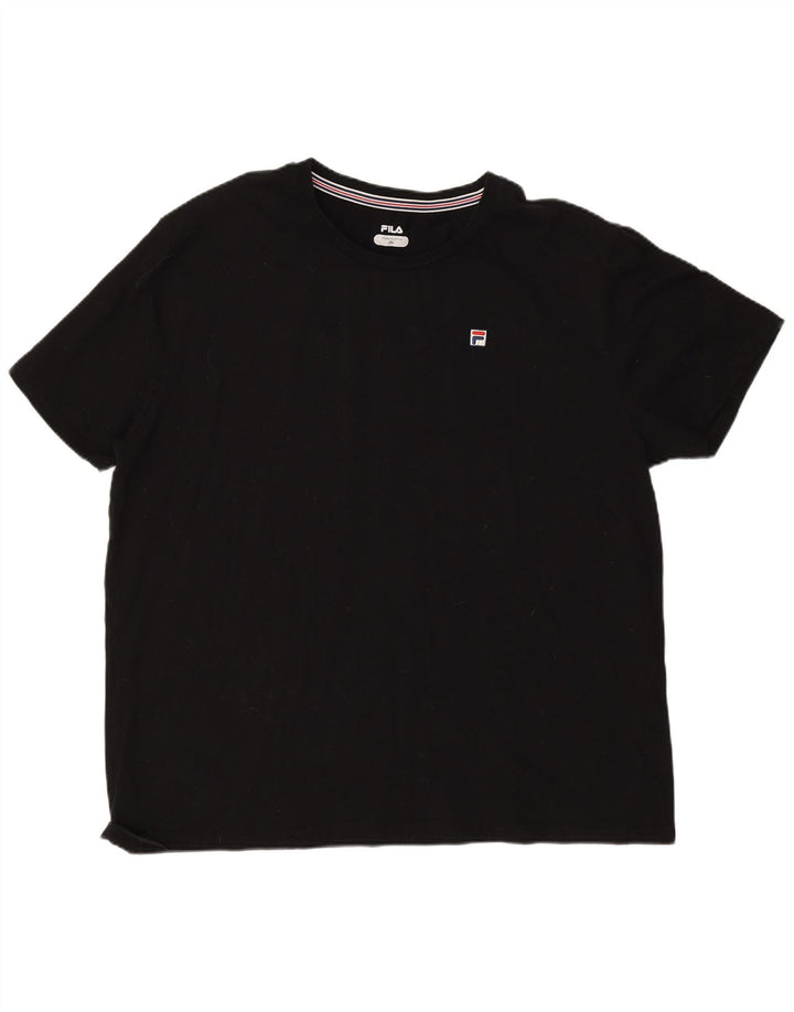 T-shirt da uomo Fila Top 3XL cotone nero