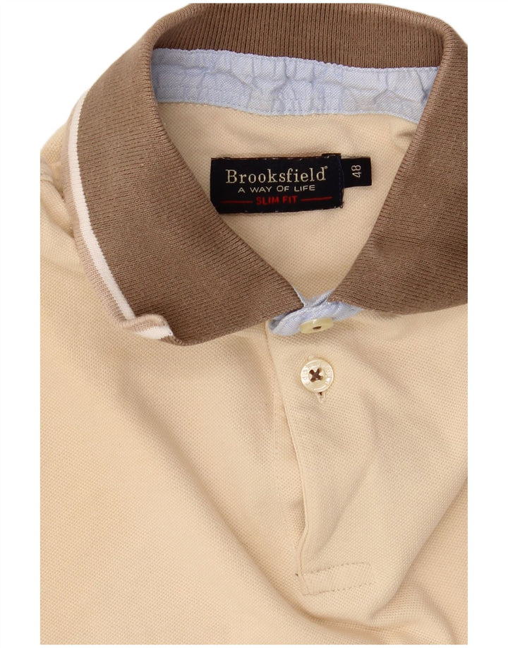 Polo Brooksfield da uomo slim fit IT 48 beige medio