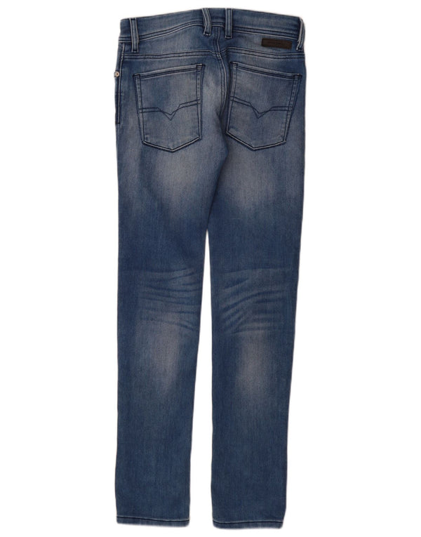 Diesel Jeans skinny effetto consumato Sleenker da ragazzo 13-14 anni W28 L31 Blu