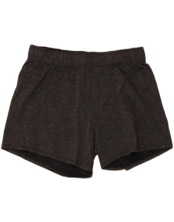 Pantaloncini sportivi Nike Dri Fit da donna UK 14 Poliestere grigio medio