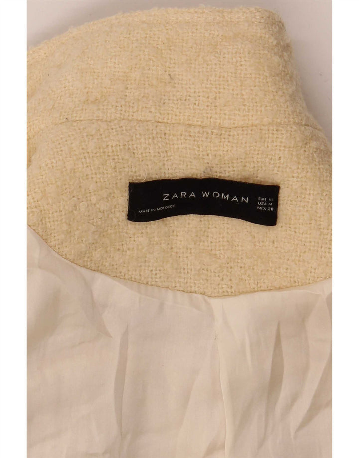 Cappotto Zara da donna UK 12 medio bianco sporco