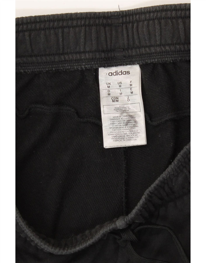 Pantaloncini sportivi Adidas da uomo medio cotone nero
