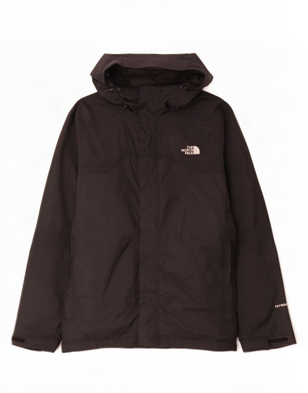 Giacca a vento con cappuccio da uomo The North Face UK 40 Large in nylon nero