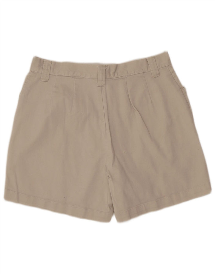 Pantaloncini casual da donna Lee US 8 medi W28 cotone beige