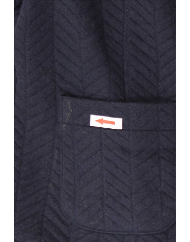 Giacca blazer da donna Marks & Spencer UK 14 poliestere blu navy medio