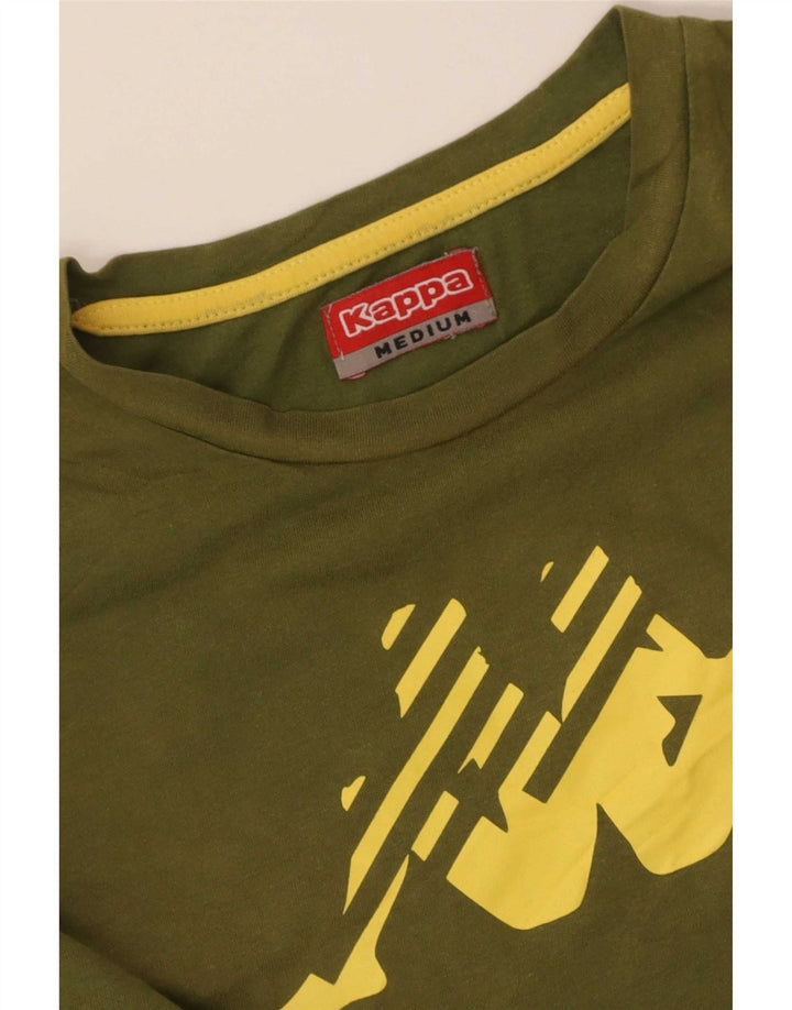 T-shirt grafica da uomo Kappa Top medio kaki