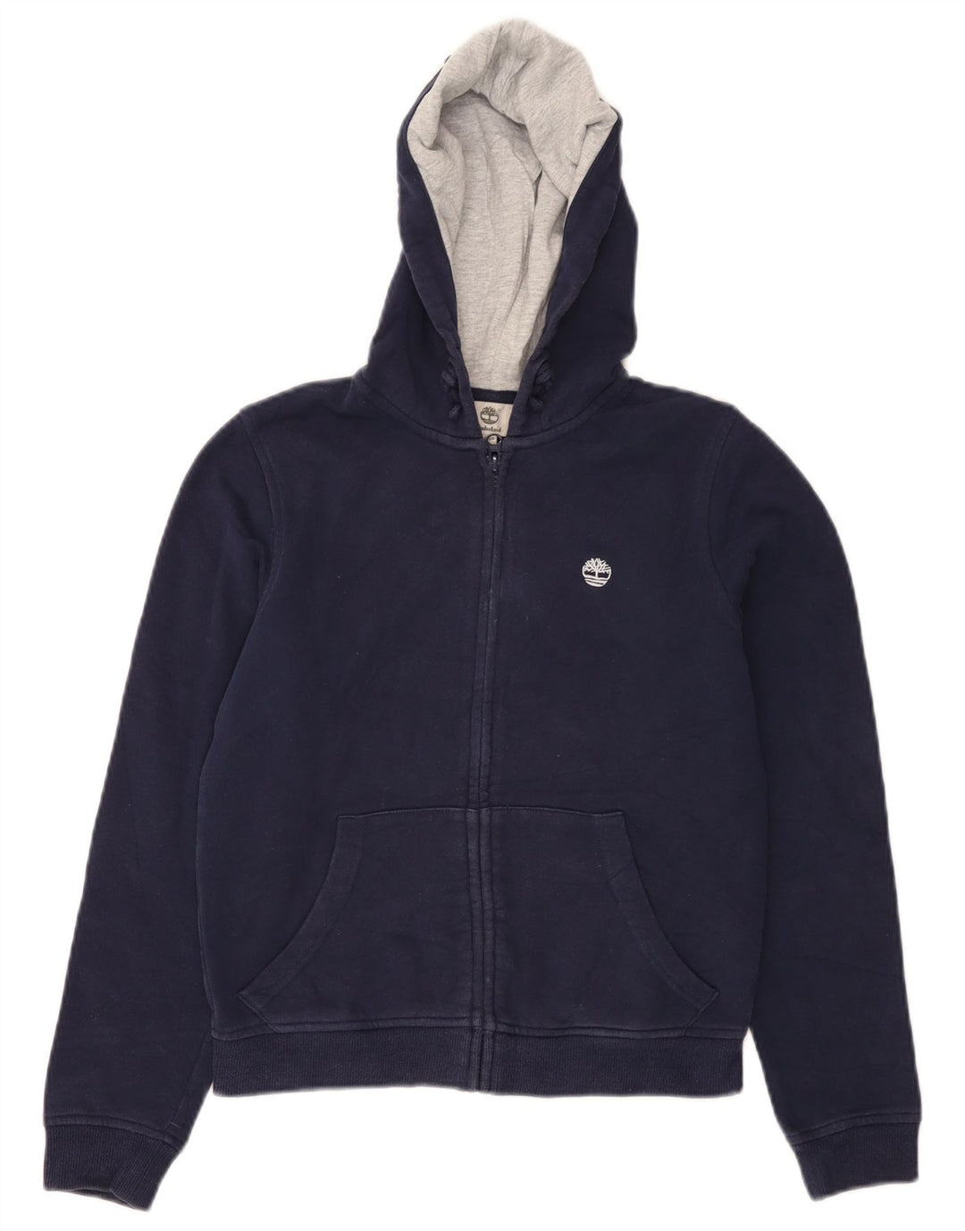 Maglione con cappuccio e zip per ragazzi TIMBERLAND 11-12 anni XS cotone blu navy