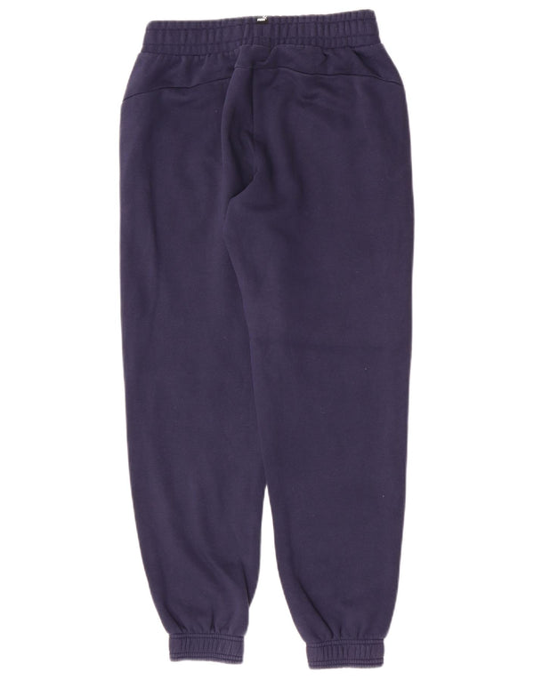 Pantaloni della tuta da ragazzo Puma Joggers 13-14 anni in cotone blu navy