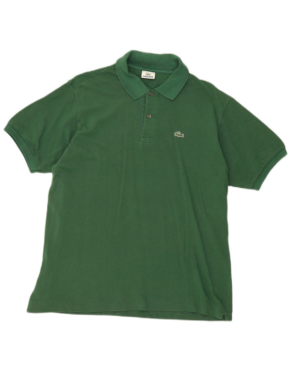 Polo da uomo Lacoste taglia 6 XL in cotone verde