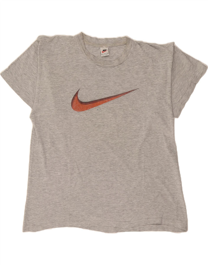 NIKE Mens Graphic T-Shirt Top XL Grey Vintage Nike and Second-Hand Nike from Messina Hembry 