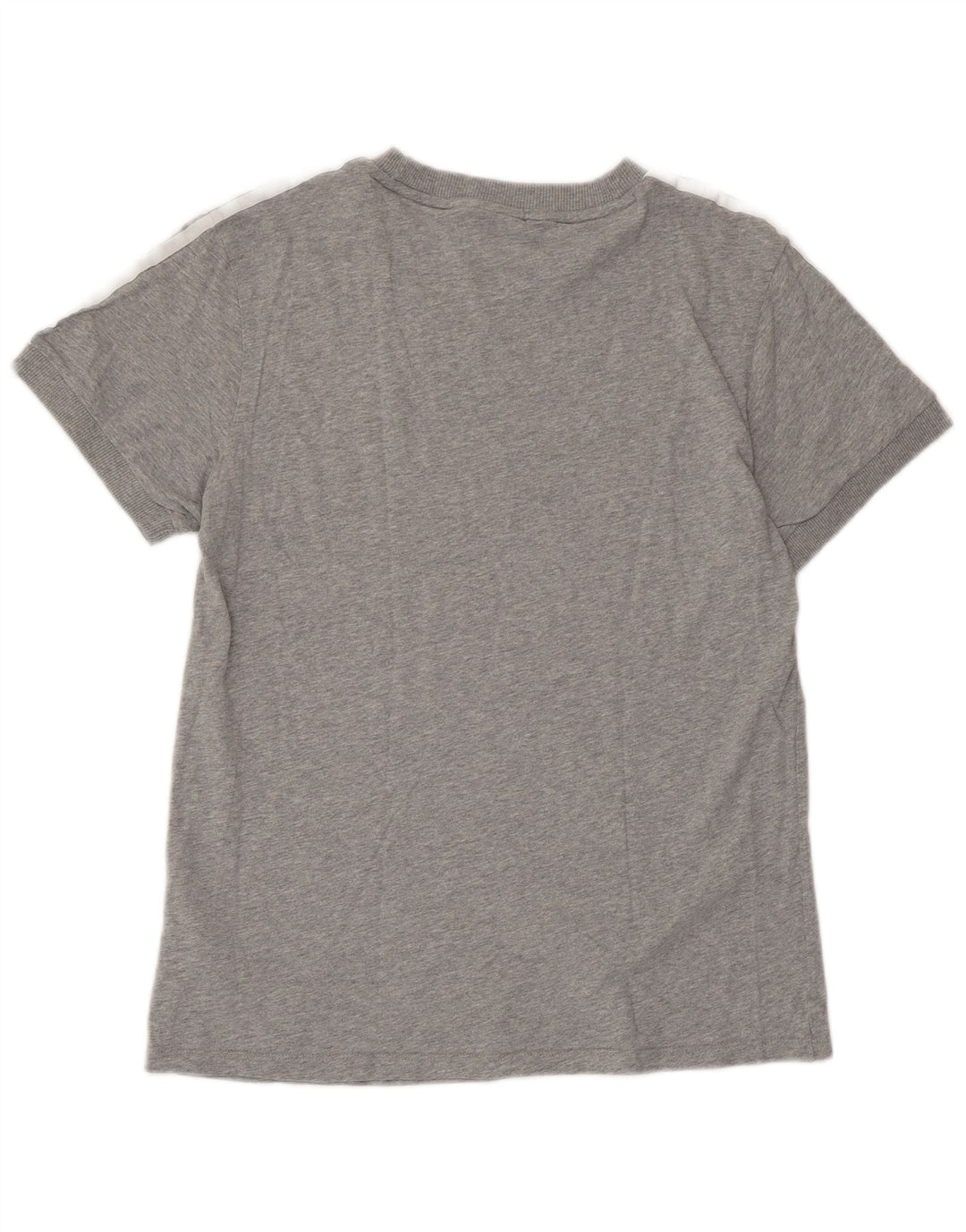 T-shirt oversize da donna ADIDAS UK 10 piccola in cotone grigio