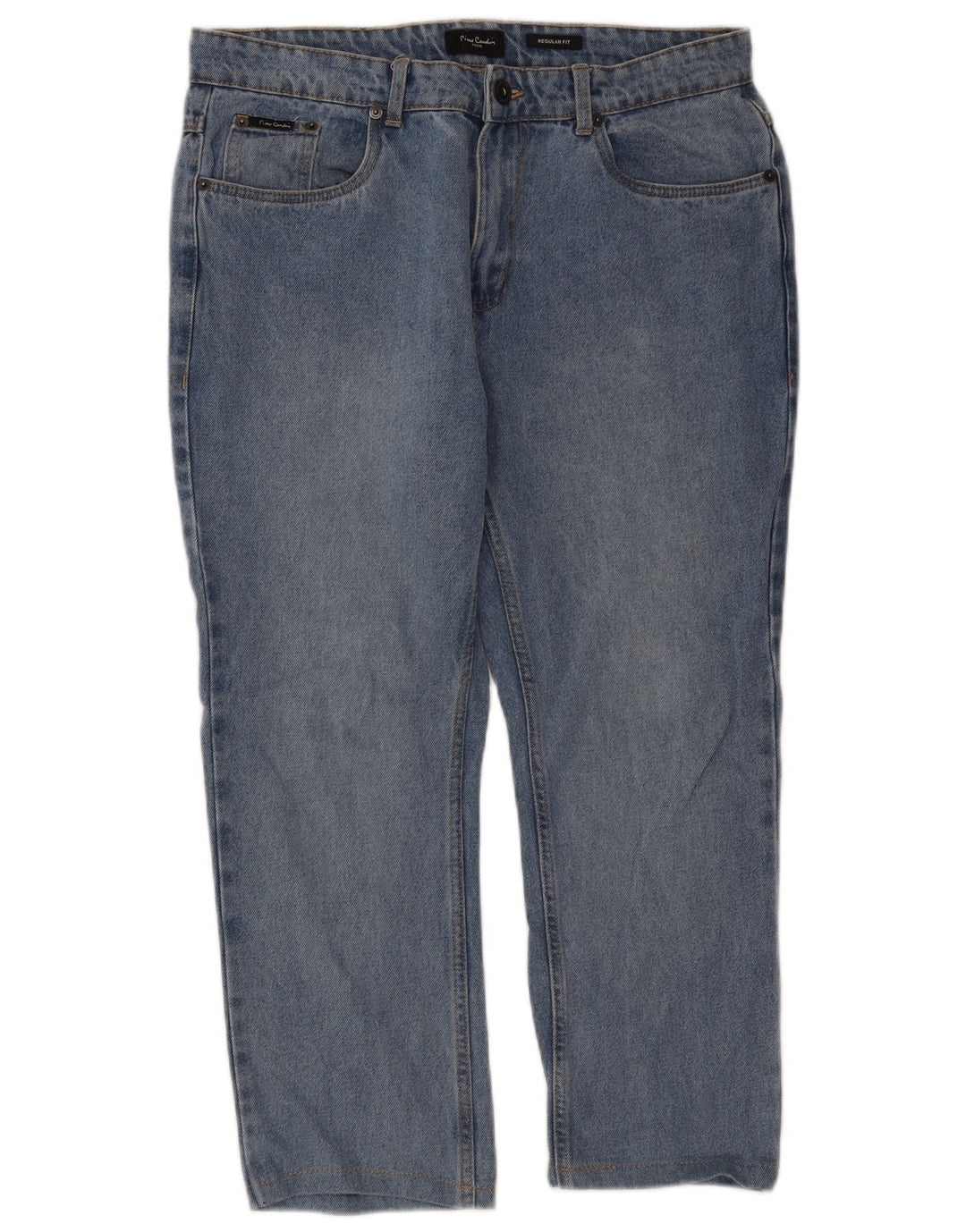Jeans dritti vestibilità regolare da uomo Pierre Cardin W34 L24 Blu