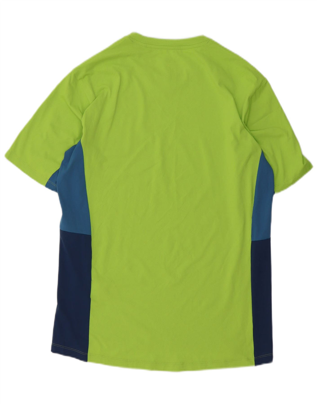 T-shirt da uomo Jack Wolfskin Top piccolo poliestere color block verde