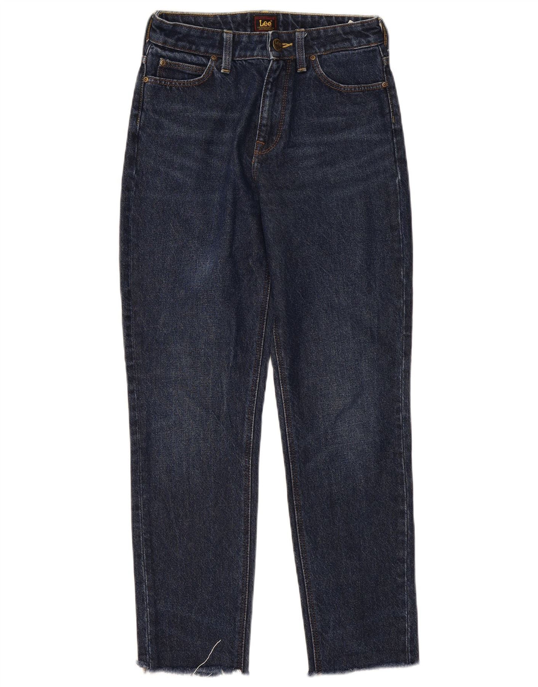 Jeans dritti Lee da donna Mom W25 L27 cotone blu navy