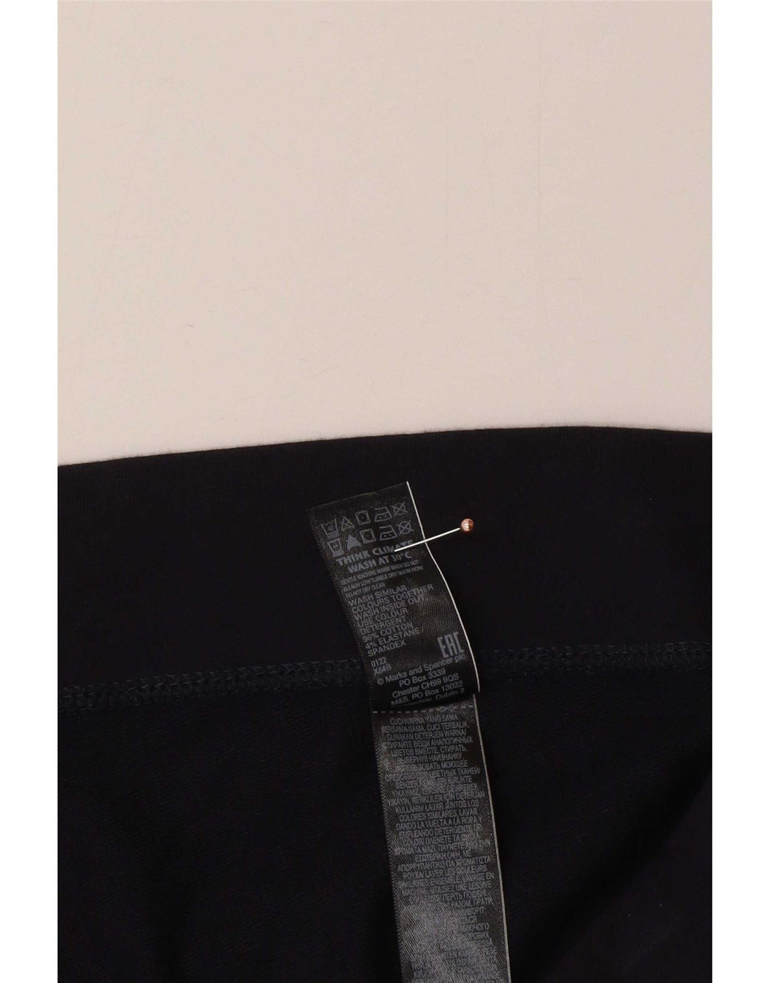 Leggings da donna Marks & Spencer UK 22 3XL Cotone blu navy