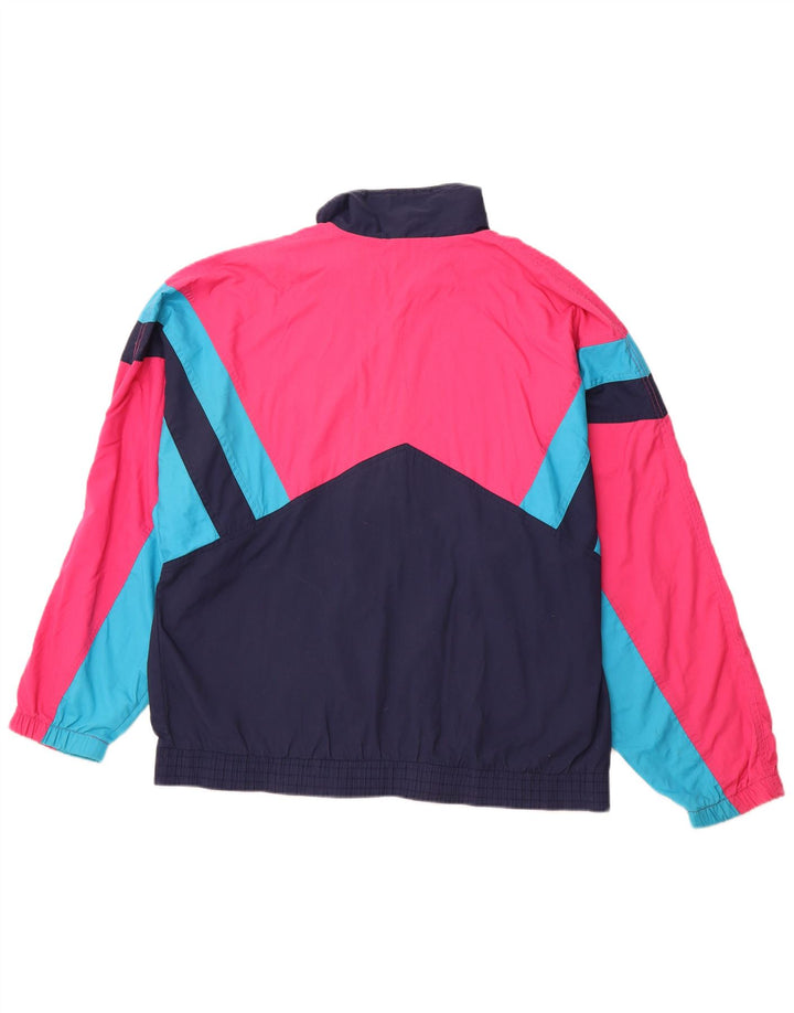 Giacca da tuta da uomo LEOPARD XL in poliestere color block blu navy